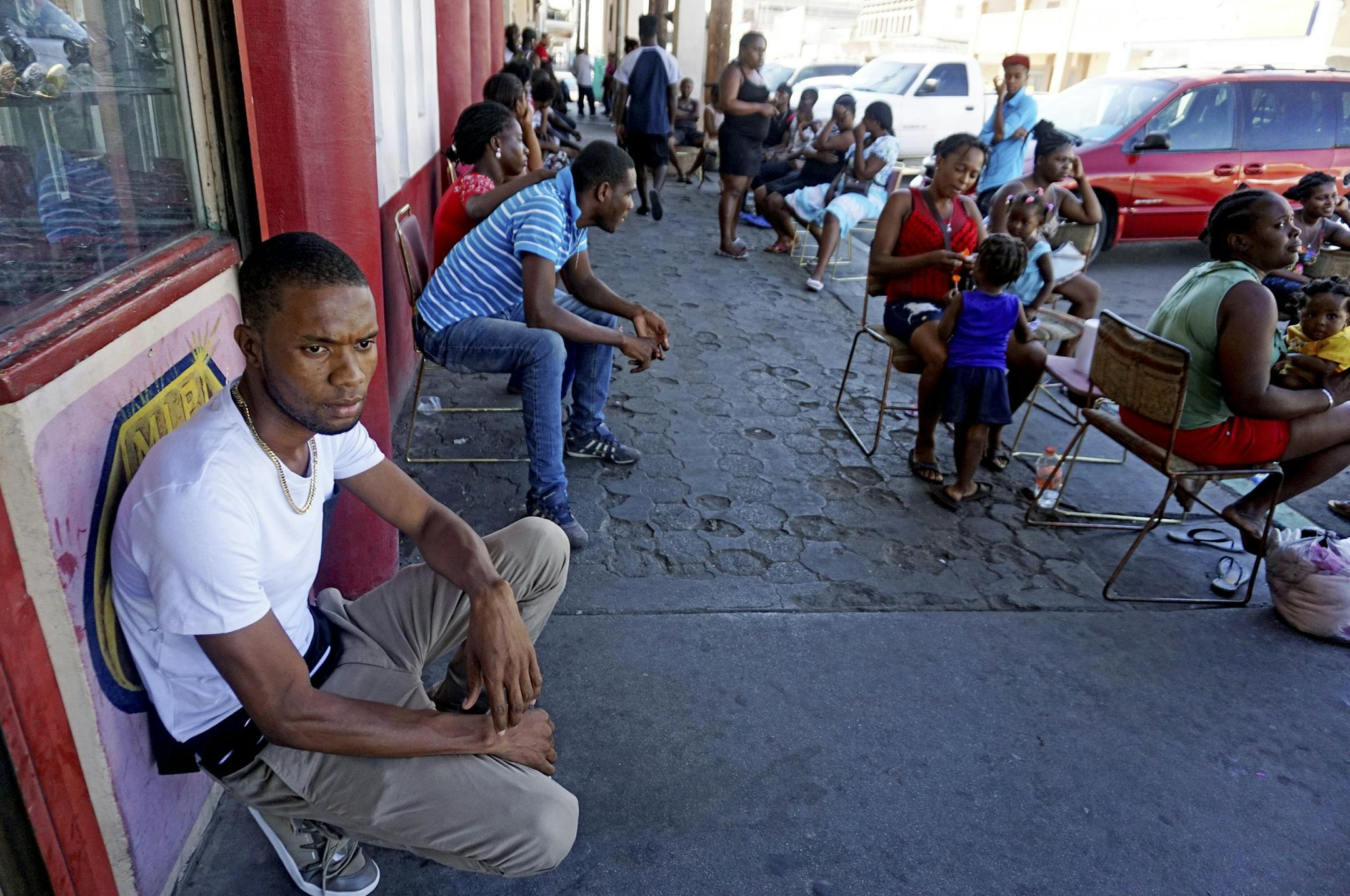 Volcy Dieumercy, a Haitian immigrant whose pregnant girlfriend was allowed into the U.S., but he has not, outside a shelter in Mexicali, Mexico, Sept., 28, 2016. The separations of Dieumercy and other Haitian men from their families appear to be an unintended consequence of the Obama administration’s effort to tighten the border against the arrival of thousands of Haitians streaming north from Brazil. (Sandy Huffaker/The New York Times)