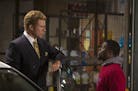 In this image released by Warner Bros. Entertainment Inc., Kevin Hart, right, and Will Ferrell appear in a scene from "Get Hard."