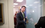 House Speaker Paul Ryan of Wis. leaves a news conference on Capitol Hill in Washington, Tuesday, Sept. 27, 2016, following a closed-door meeting of Ho
