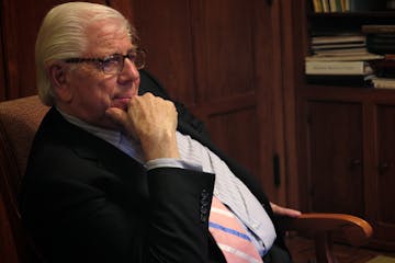 Carl Bernstein before his Q-A at Westminster Presbyterian Church on Thursday.