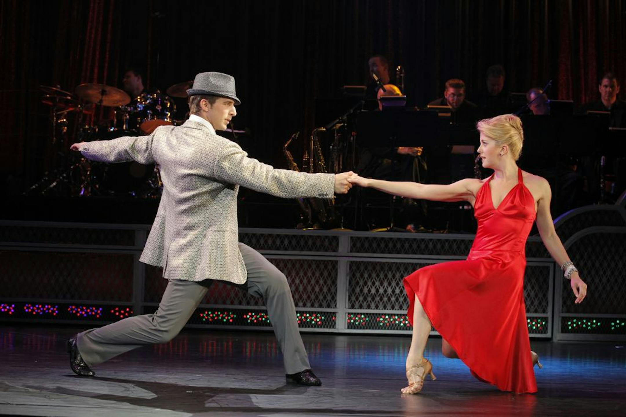 Cody Green and Laurie Kanyok in "COME FLY AWAY."