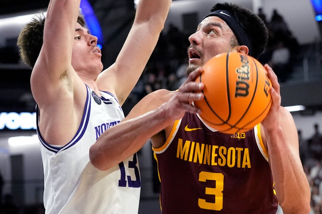 Forward Dawson Garcia led the Gophers in scoring (17.6) and rebounding (6.7) for the second consecutive year, but is weighing a move to the NBA.
