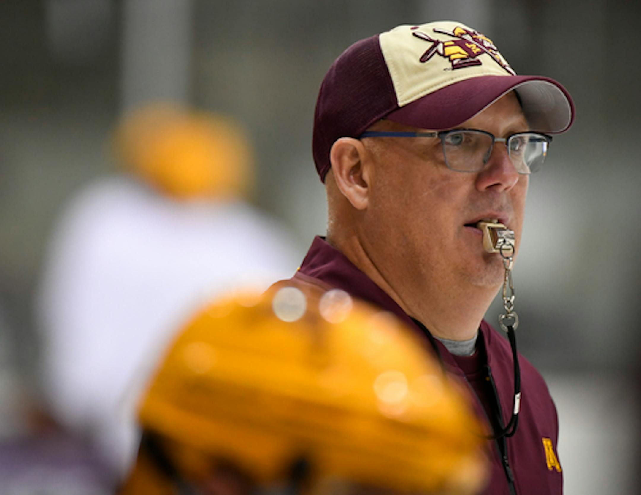Gophers men's hockey coach Bob Motzko