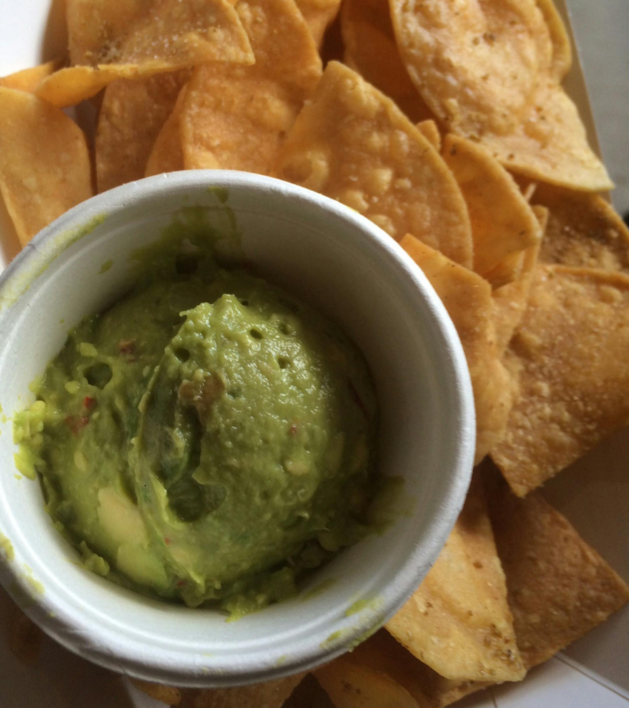 Chips and guacamole from Barrio are among the new foods at Target Field for the 2015 season. Credit: Rick Nelson, Star Tribune