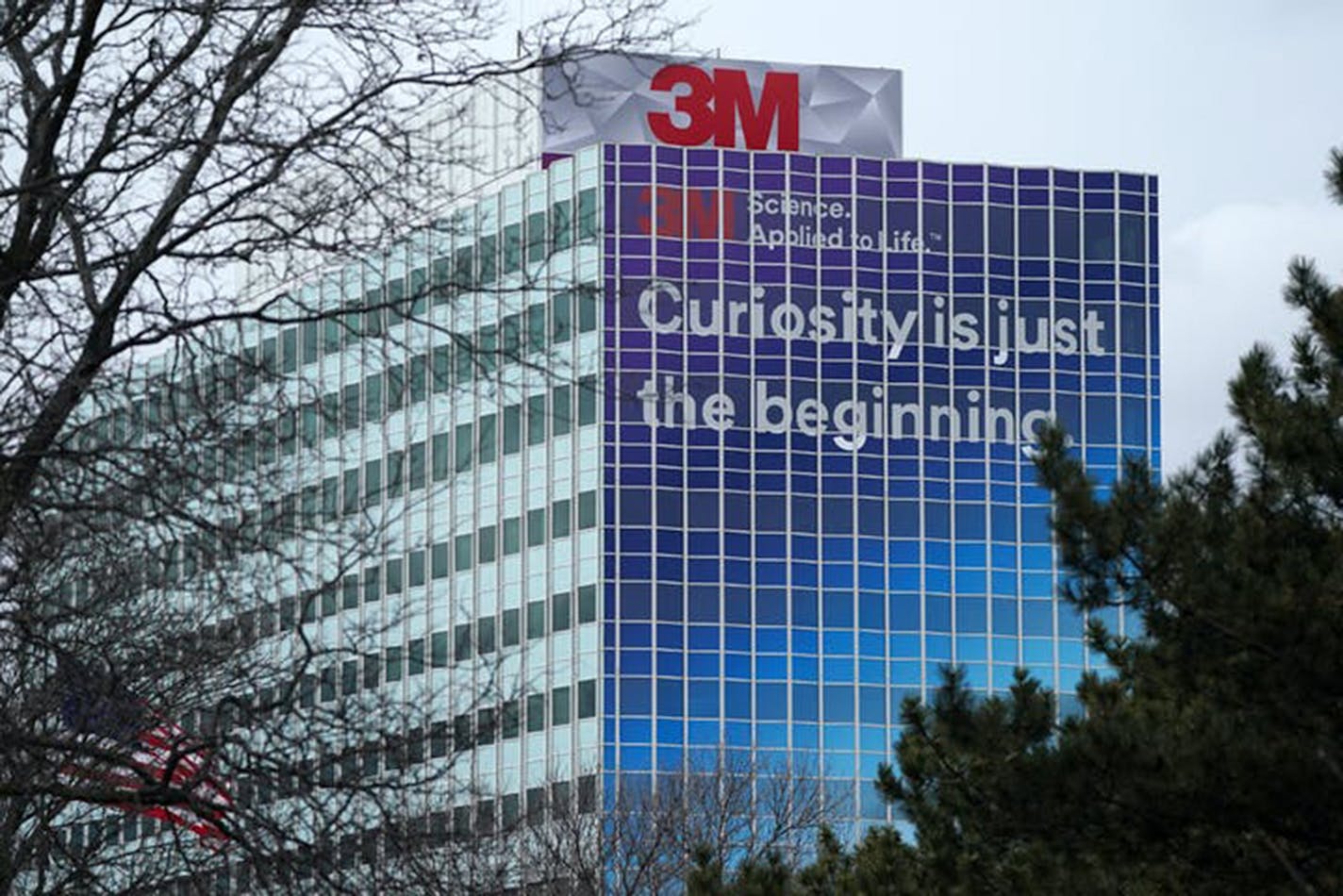 3M headquarters in Maplewood, Minnesota. (ANTHONY SOUFFLE/Minneapolis Star Tribune/TNS) ORG XMIT: 1770033