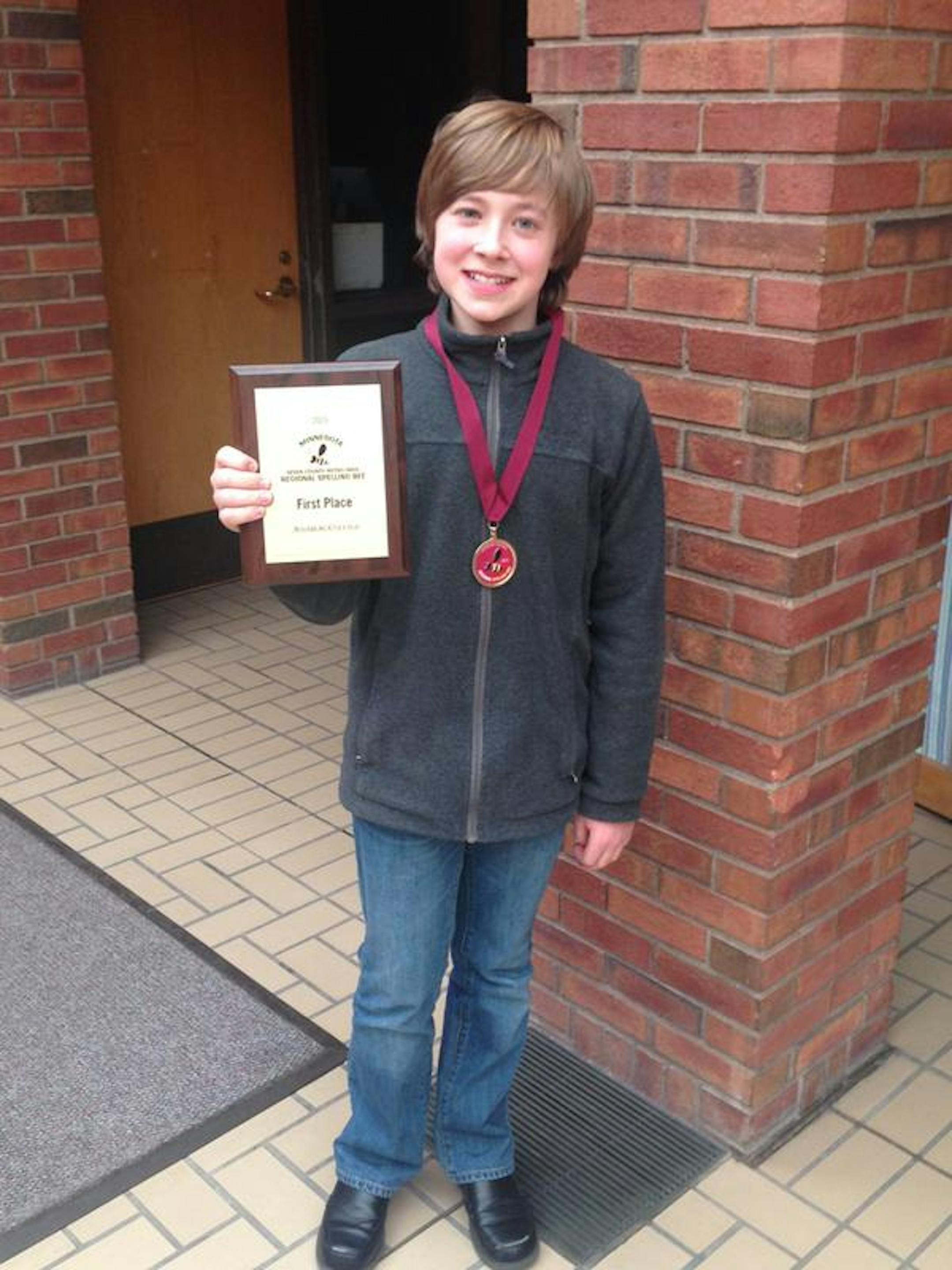 Minnetonka middle-schooler Max Meyer will compete in late May at the Scripps National Spelling Bee.