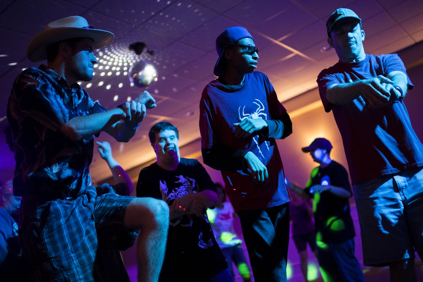 From left, Jason Flakne, Bryan Dyer, and Brady Anderson danced to &#x201c;Gangnam Style&#x201d; by Psy.