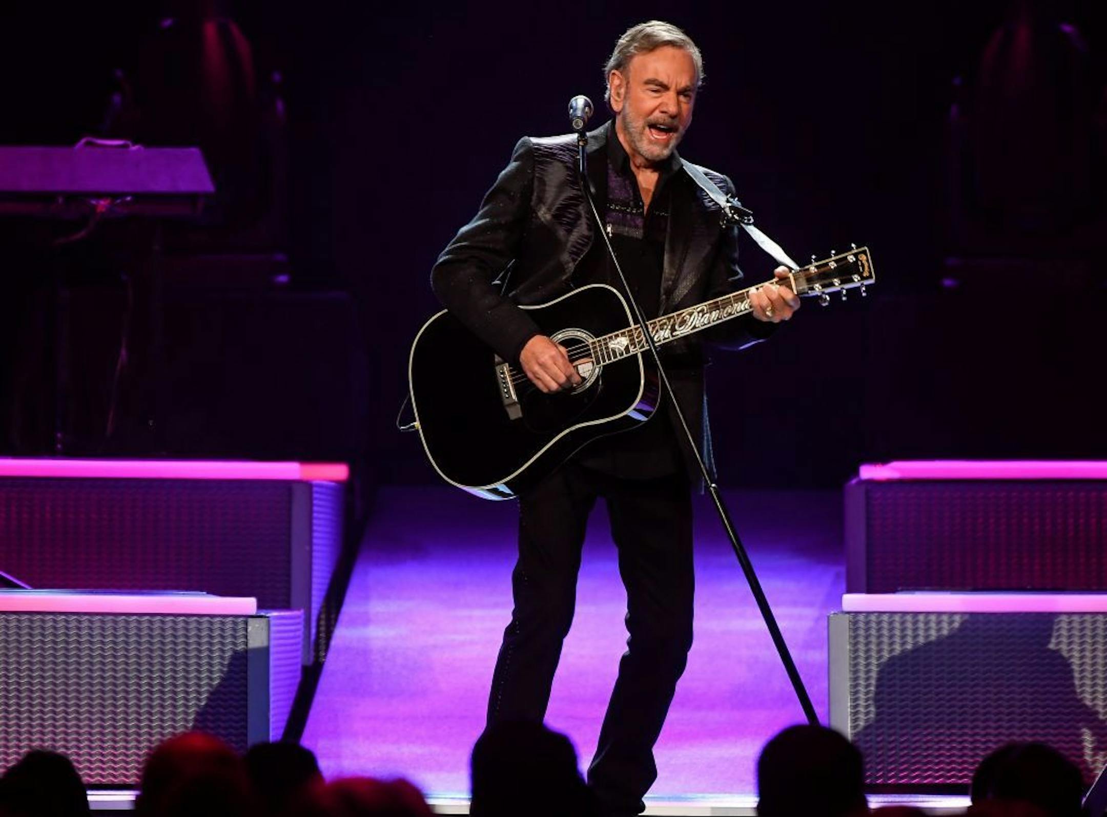 Neil Diamond performed Wednesday, May 24, 2017 at Xcel Energy Center in St. Paul, Minn.