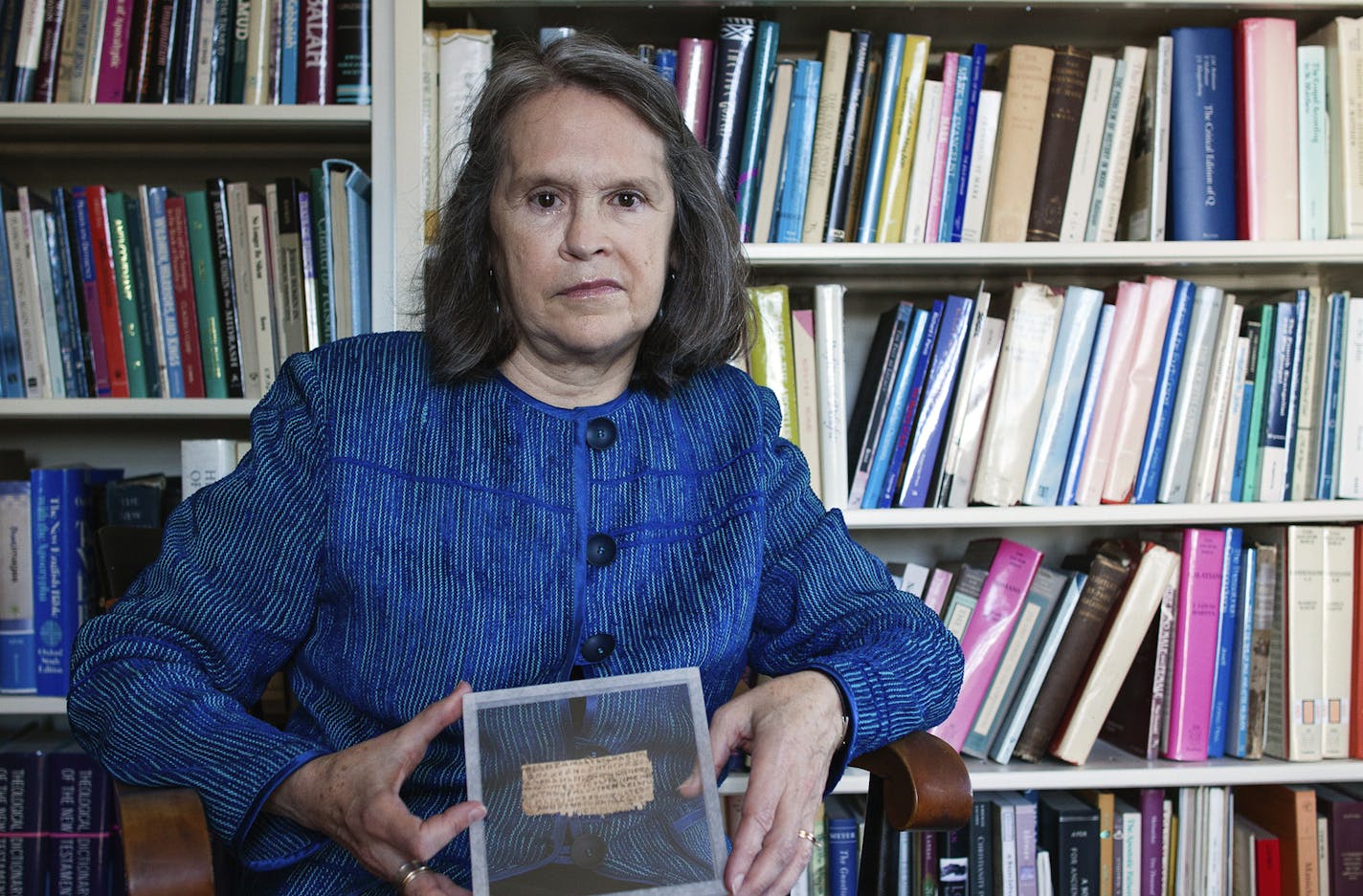 In 2012, Prof. Karen King displayed a fragment of papyrus that she maintained contains a reference to Jesus' wife.