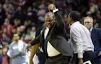 LA Clippers coach Doc Rivers yells at an official before being ejected from the game during the second half of an NBA basketball game against the Hous