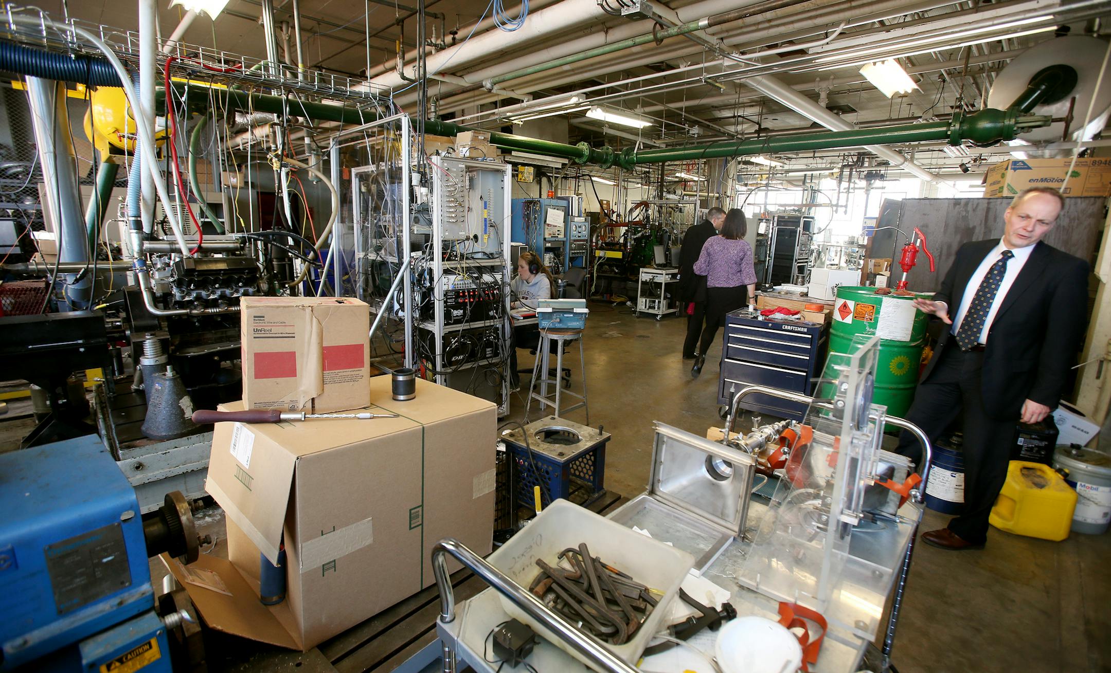 Jason Rohloff shows the research facility of the Mechanical Engineering building on the U of M campus. Minneapolis, MN on January 13, 2014. ] JOELKOYAMA‚Ä¢jkoyama@startribune