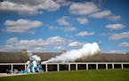 Historic Fort Snelling employees demonstrated an artillery drill and fired a canon for the fort’s visitors in 2019. Under proposed GOP legislation, 