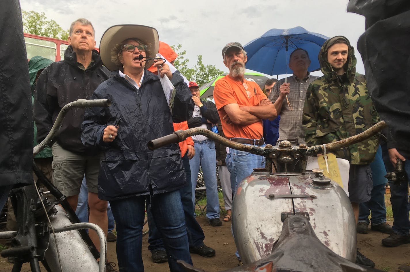 A pentecostal prophet told Yvette VanDerBrink to go to auction schol. Now the 54-year-old from tiny Hardwick, Minn., is one of the nation's leading auctioneers of vintage vehicles and farm equipment.