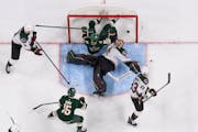 Even with this Jacob Lucchini goal waved off because of goaltender interference, the Wild beat the Coyotes 4-1 on Tuesday to stay in the playoff hunt.