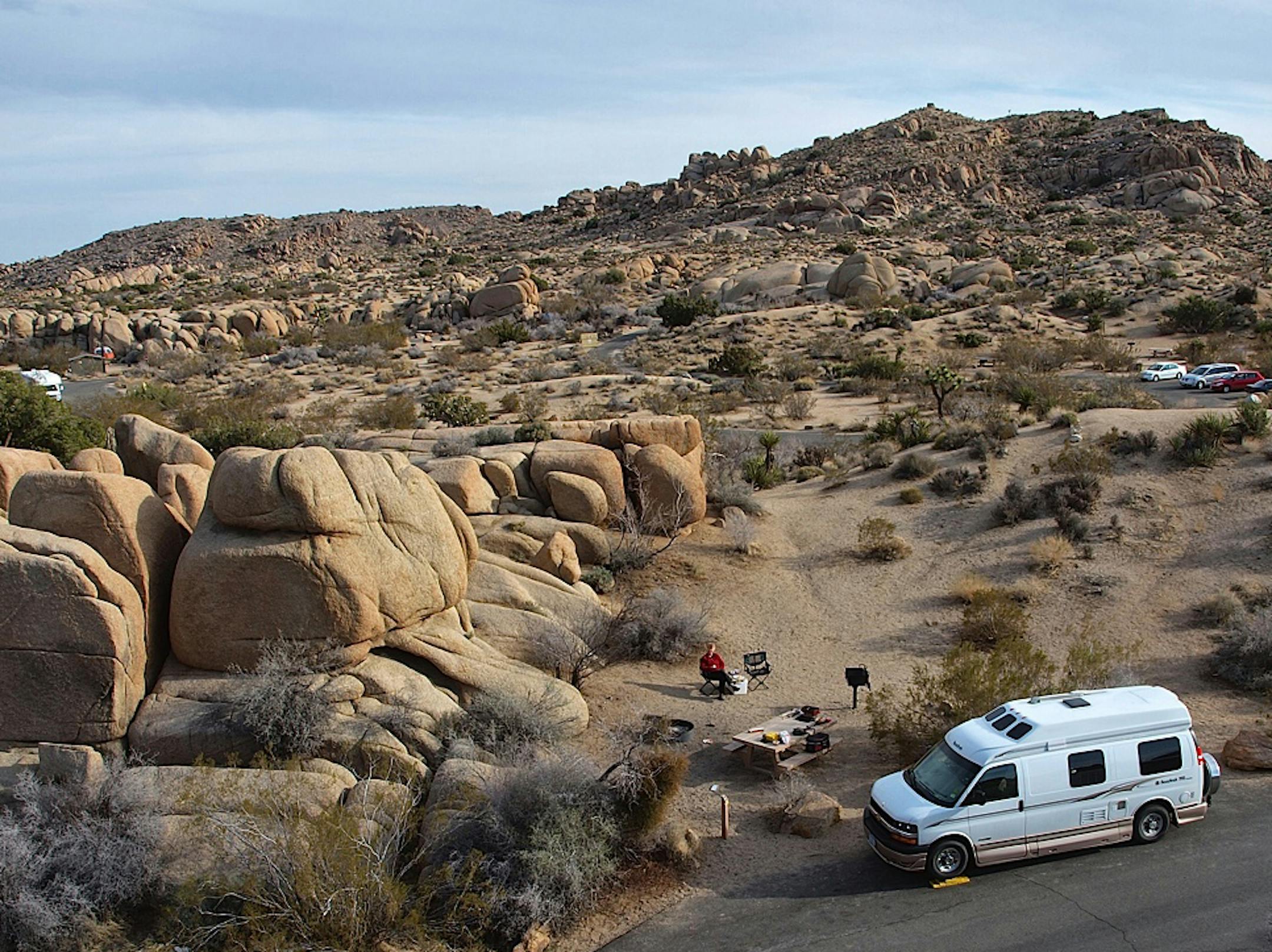 John and Nancy McIntyre of Minneapolis camped at Joshua Tree National Park in California in 2012, one of many sights they've seen traversing North America in their RV. Photo by John McIntyre