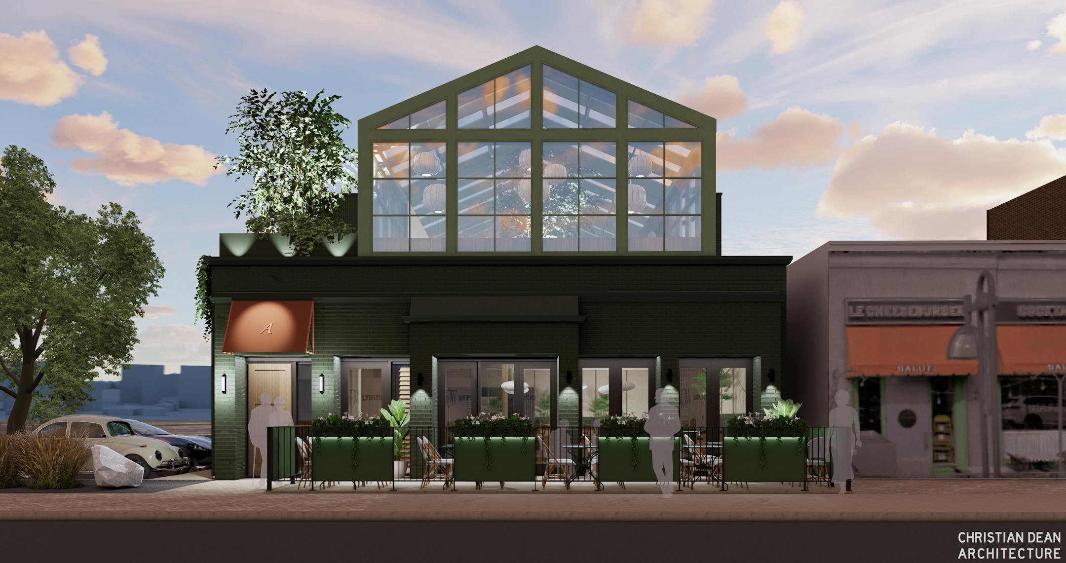 Americana rendering courtesy Christian Dean Architecture