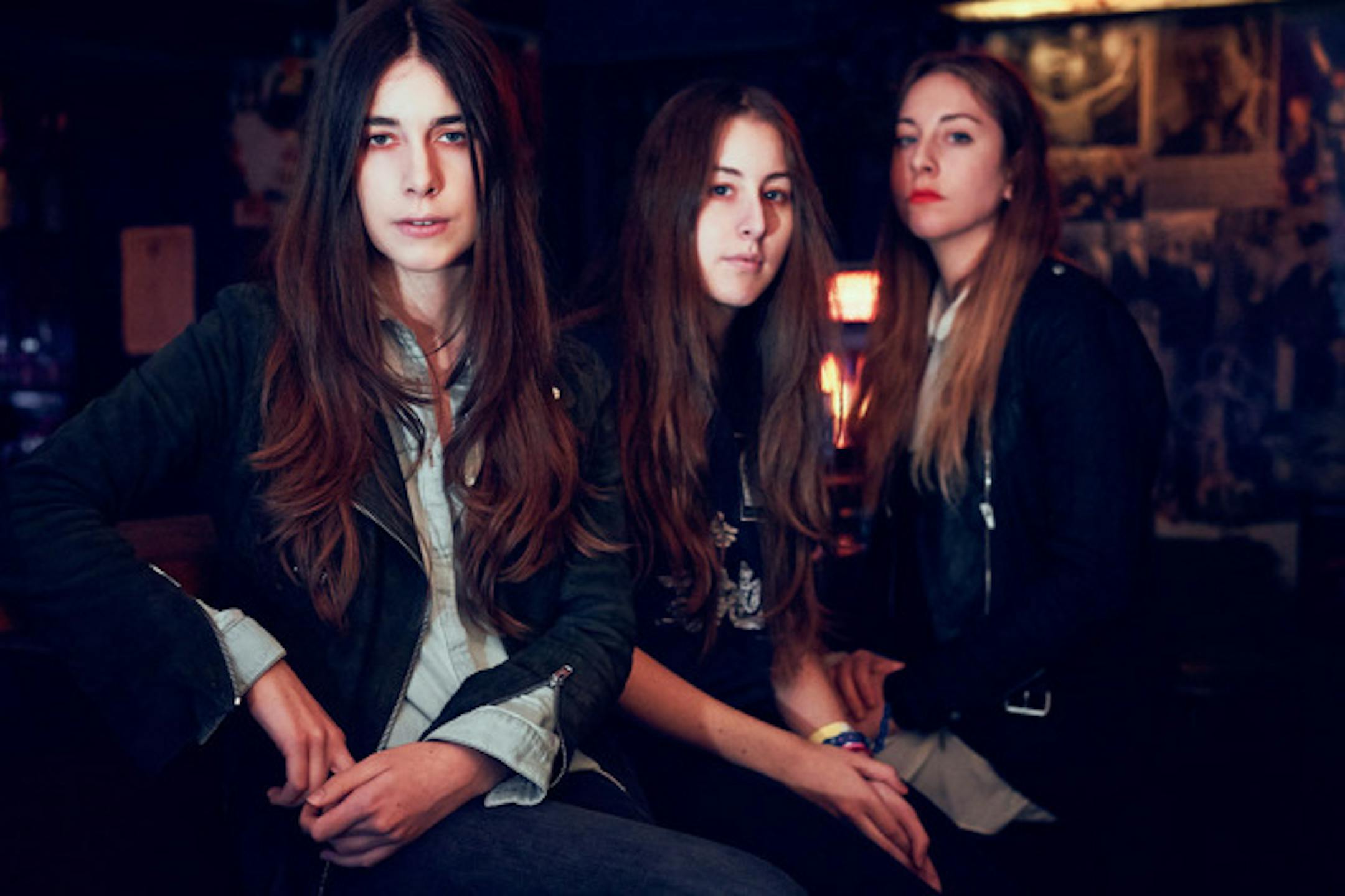 The sister bandmates of Haim recently toured with Mumford & Sons and Florence & the Machine. Oh, those bands.