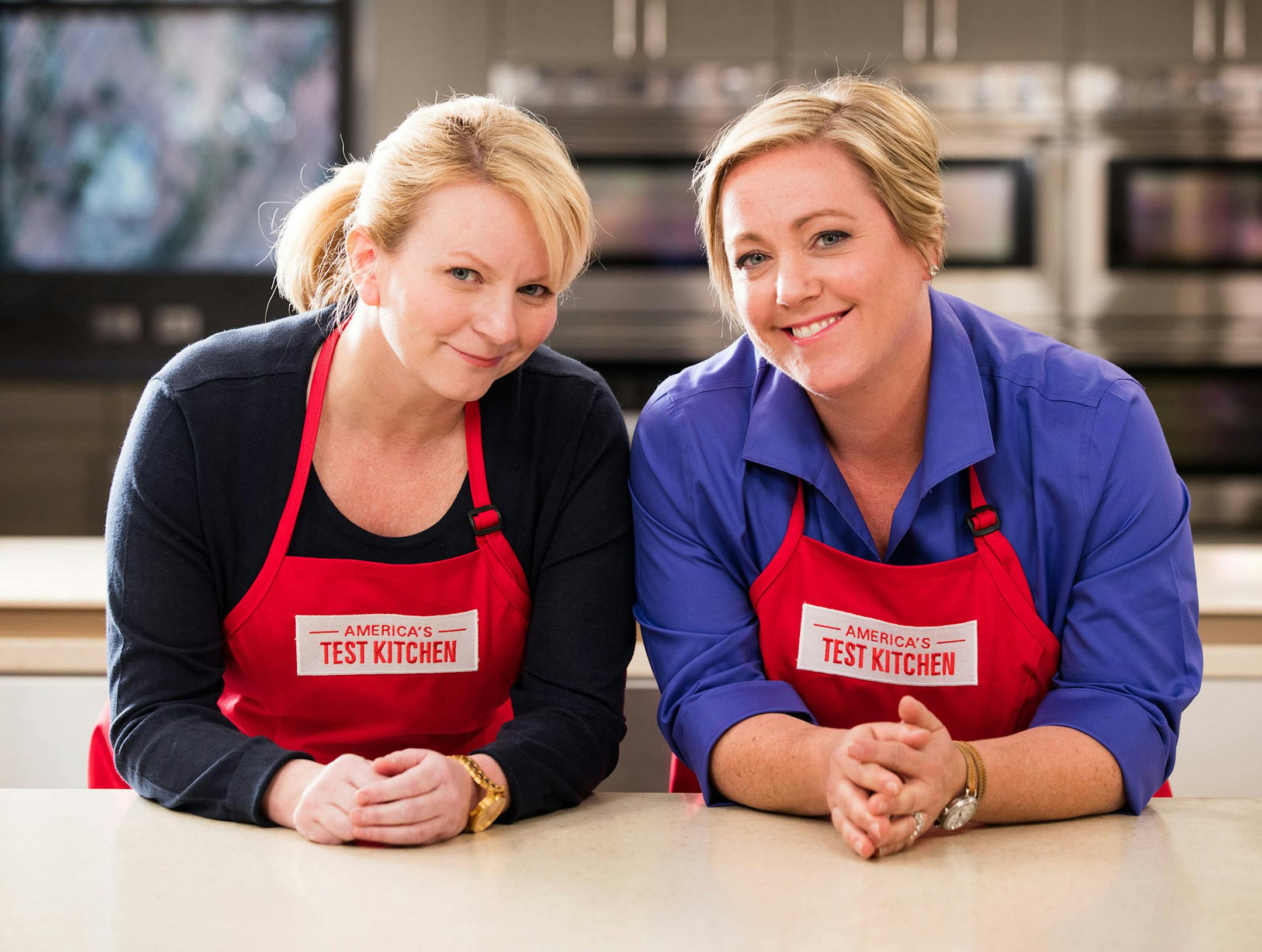 Bridget Lancaster and Julia Collin Davison, the new hosts of "America's Test Kitchens"