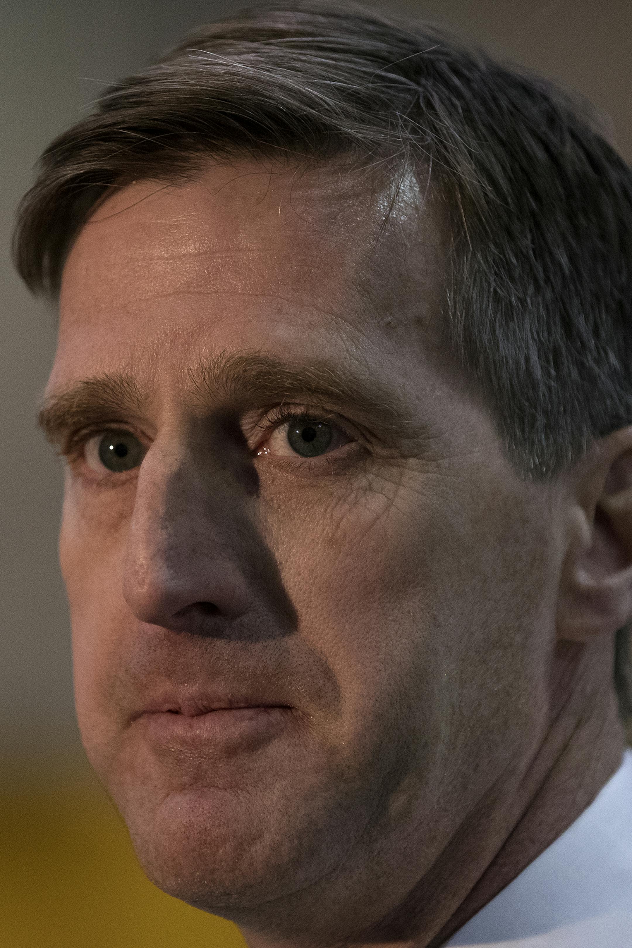 University of Minnesota Gophers athletic director Mark Coyle, briefly spoke with the media on Wednesday. ] CARLOS GONZALEZ cgonzalez@startribune.com - December 14, 2016, Minneapolis, MN, University of Minnesota Gophers Football, Tracy Claeys comments, players talk, team mood, and what 10 suspensions means for the Gophers