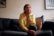 The author bell hooks at her apartment in Manhattan on Sept. 13, 1995. hooks, whose incisive, wide-ranging writing on gender and race helped push femi