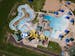 An overhead view of the Apple Valley Aquatic Center.