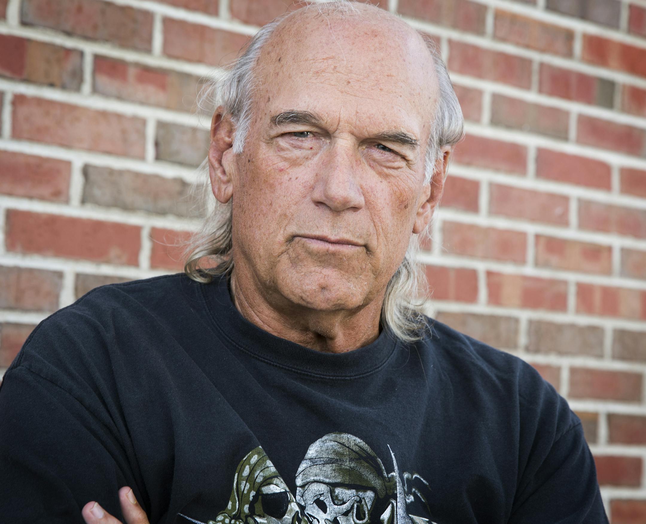 Jesse Ventura poses for a portrait in White Bear Lake on Monday, August 8, 2016.
