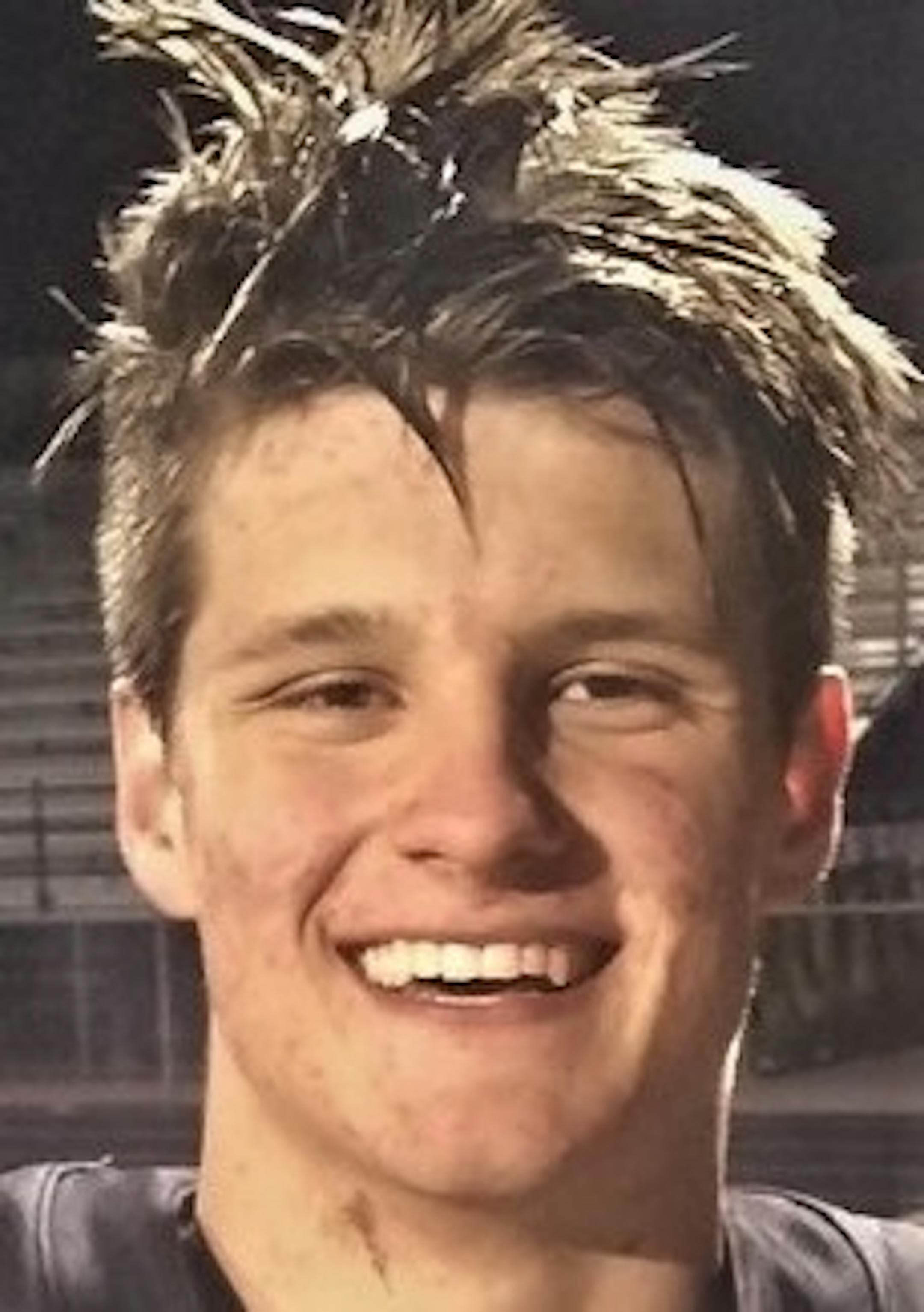 Kaleb Blaha, Fridley senior quarterback, 11-1-19. Photo: Matthew Davis ORG XMIT: MIN1911012106049699