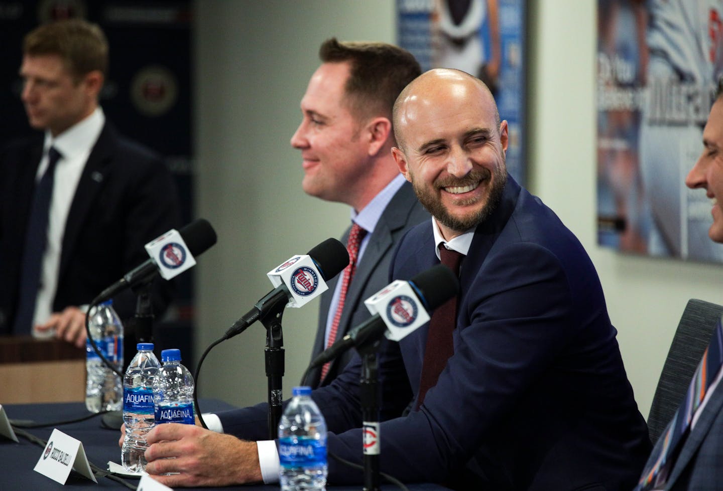 New Twins manager Rocco Baldelli was introduced to the media Thursday afternoon at Target Field.