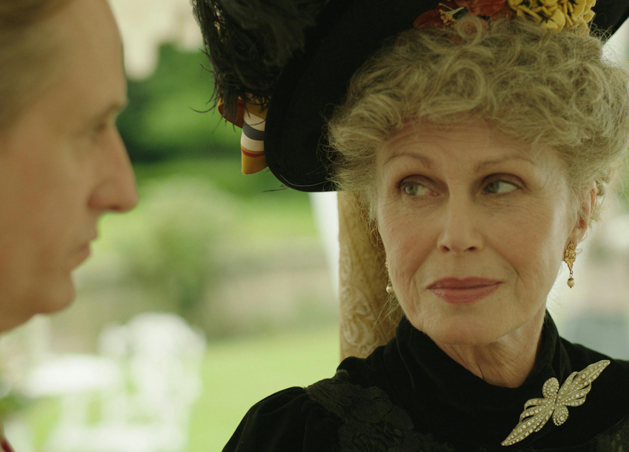 Credit: Courtesy of Runaway Fridge TV Joanna Lumley as Lady Maria Byrne