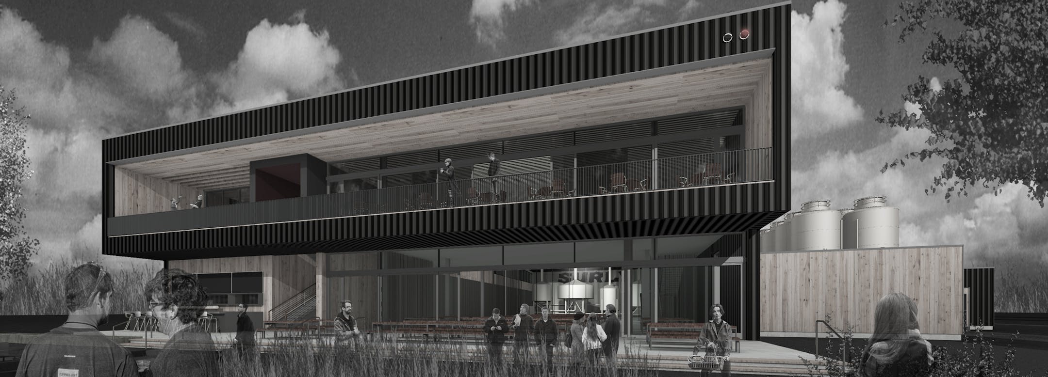 A rendering of what the new Surly building might look like when it's built in Minneapolis.