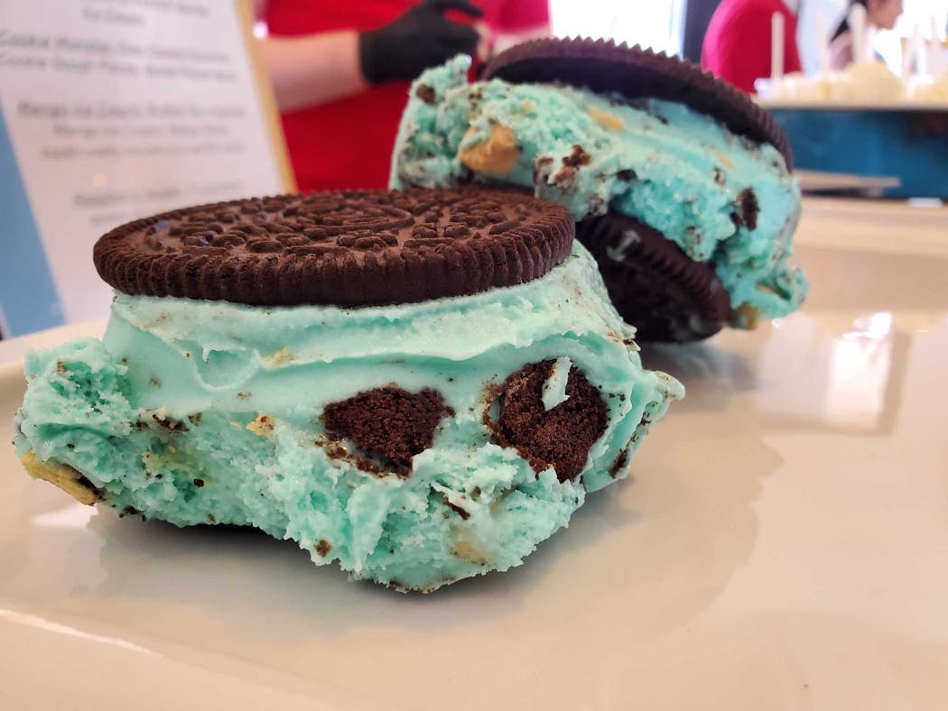 Grand Old Creamery's Cookie Monster Ice Cream is a new food at Allianz Field.