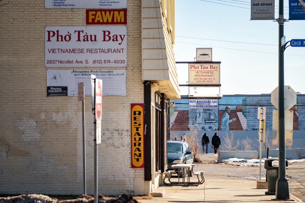 Pho Tau Bay is one of the businesses located in back of the Kmart. The store will be razed to reopen Nicollet Avenue S.
