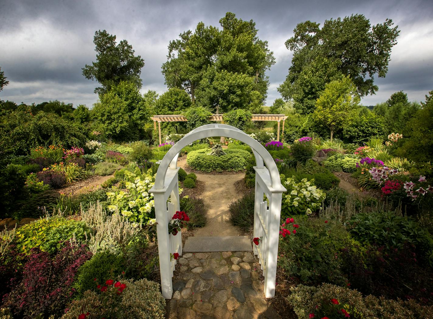 The garden at the Cokato home of Debbie and Brad Young. ] CARLOS GONZALEZ &#xef; cgonzalez@startribune.com - July 25, 2017, Cokato, MN, Debbie and Brad Young Garden at the Cokato Home,