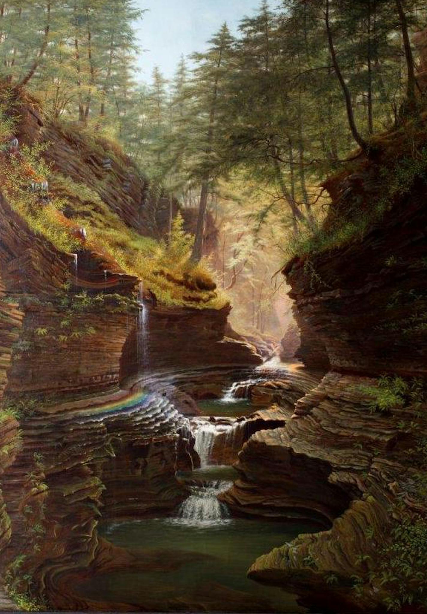 James Hope, &#x201a;&#xc4;&#xfa;Rainbow Falls, Watkins Glen, New York, 1871&#x201a;&#xc4;&#xf9;