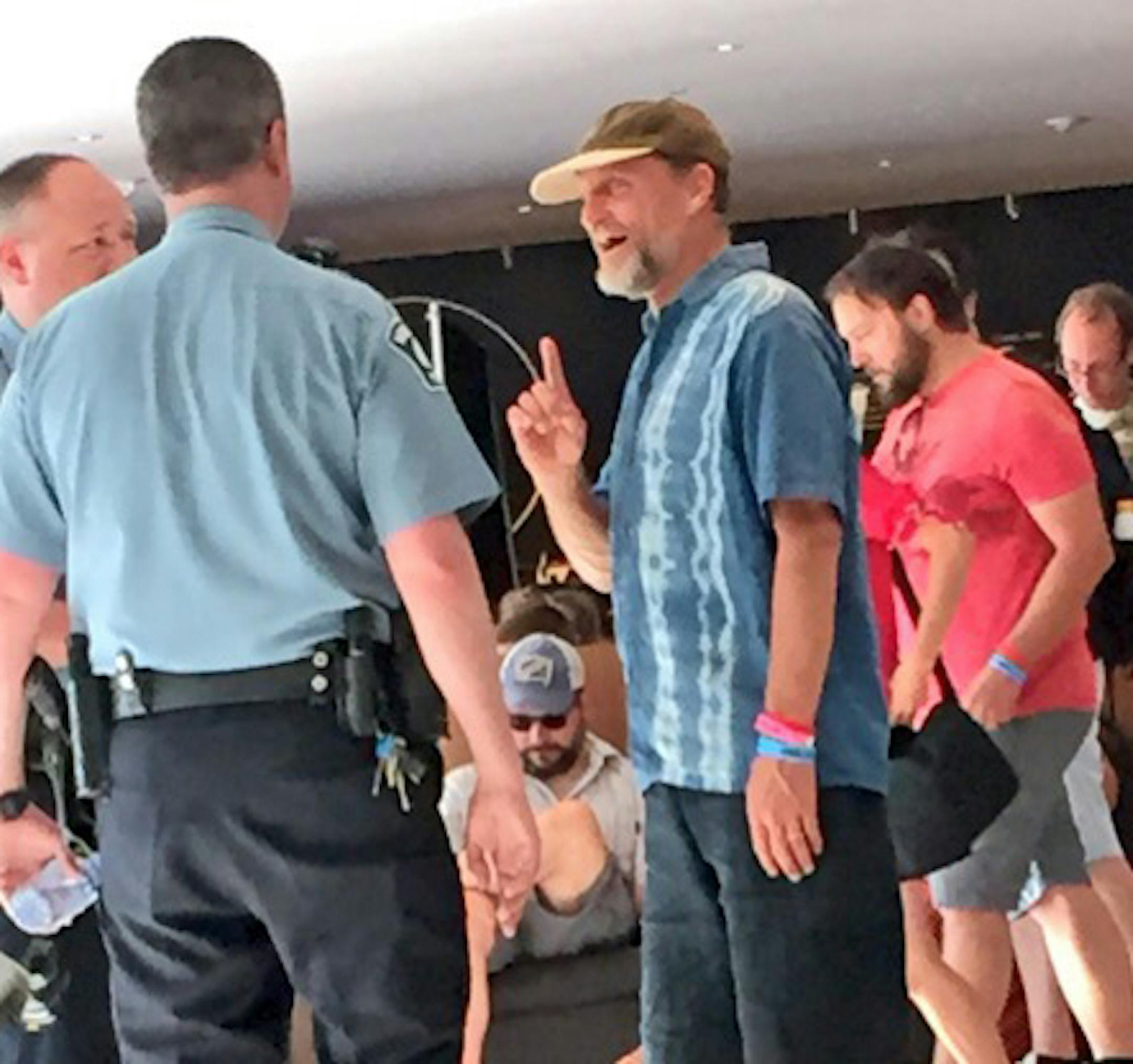 Woody Harrelson at Rock the Garden.