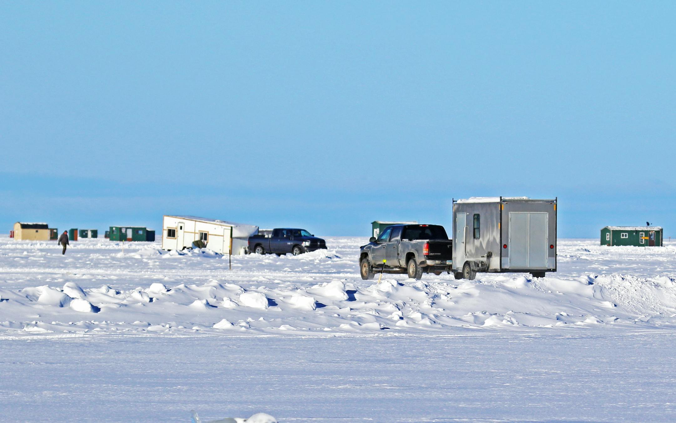 Ice fishing on the Minnesota side of Lake of the Woods started to boom in the early- to mid-'90s and continues to grow. Coupled with snowmobiling and cross-country skiing, winter tourism in Lake of the Woods County has eclipsed summer vacation as the leading business