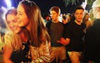 As is the case on most evenings, teens hung out near the Midway at the Minnesota State Fair Friday, Aug. 26, 2016, in Falcon Heights, MN. Here, Matt C