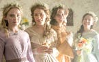 Maya Hawke (third from the left) stars as Jo March in the PBS adaptation of Louisa May Alcott's classic, "Little Women," premiering Sunday on "Masterp