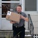 Sgt. Dave Strecker with the St. Paul Police Department retrieved a package containing a GPS tracker in it that was placed on a resident's front steps 