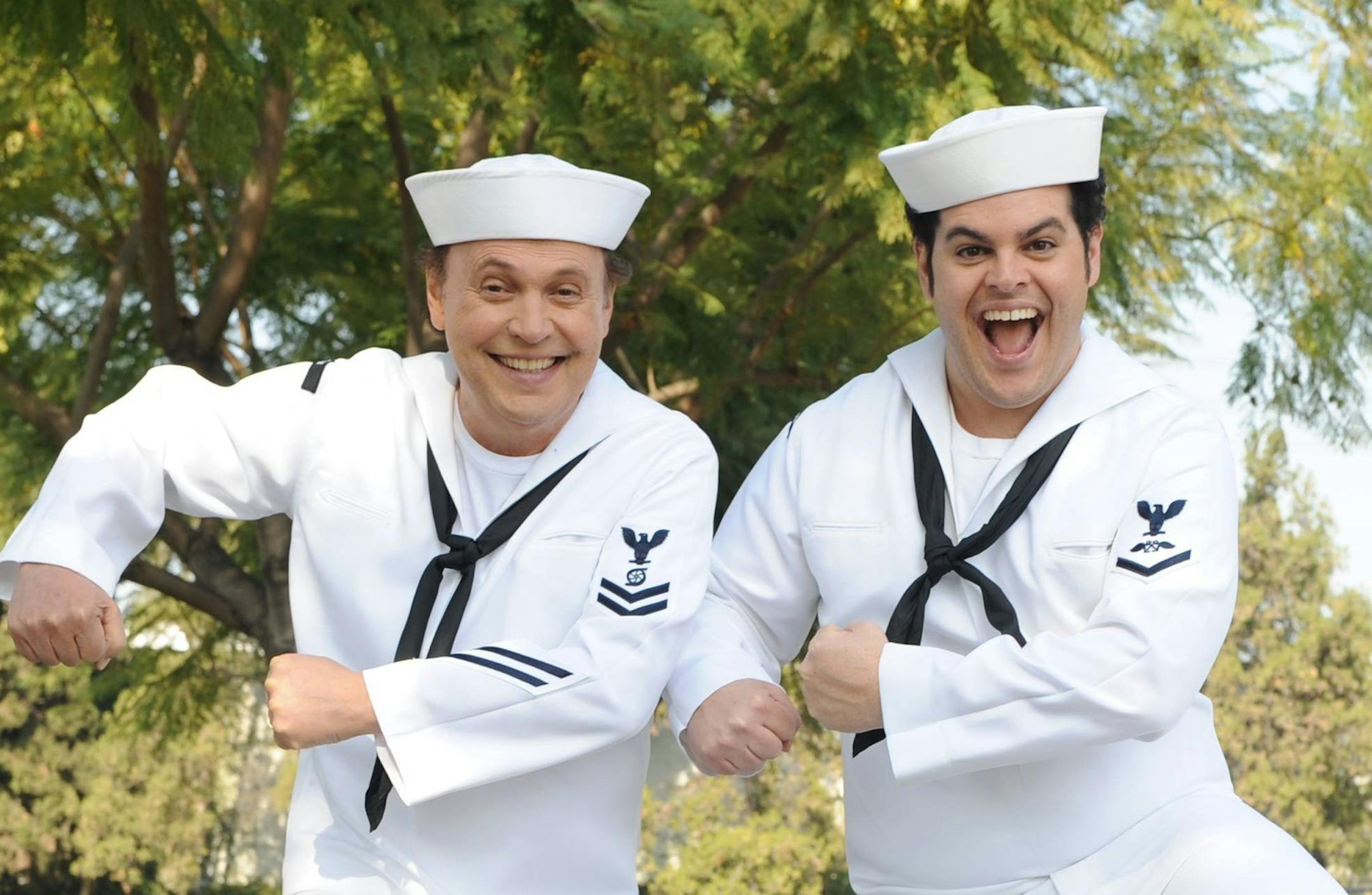 Billy Crystal teams up with Josh Gad of Broadway fame in “The Comedians.”