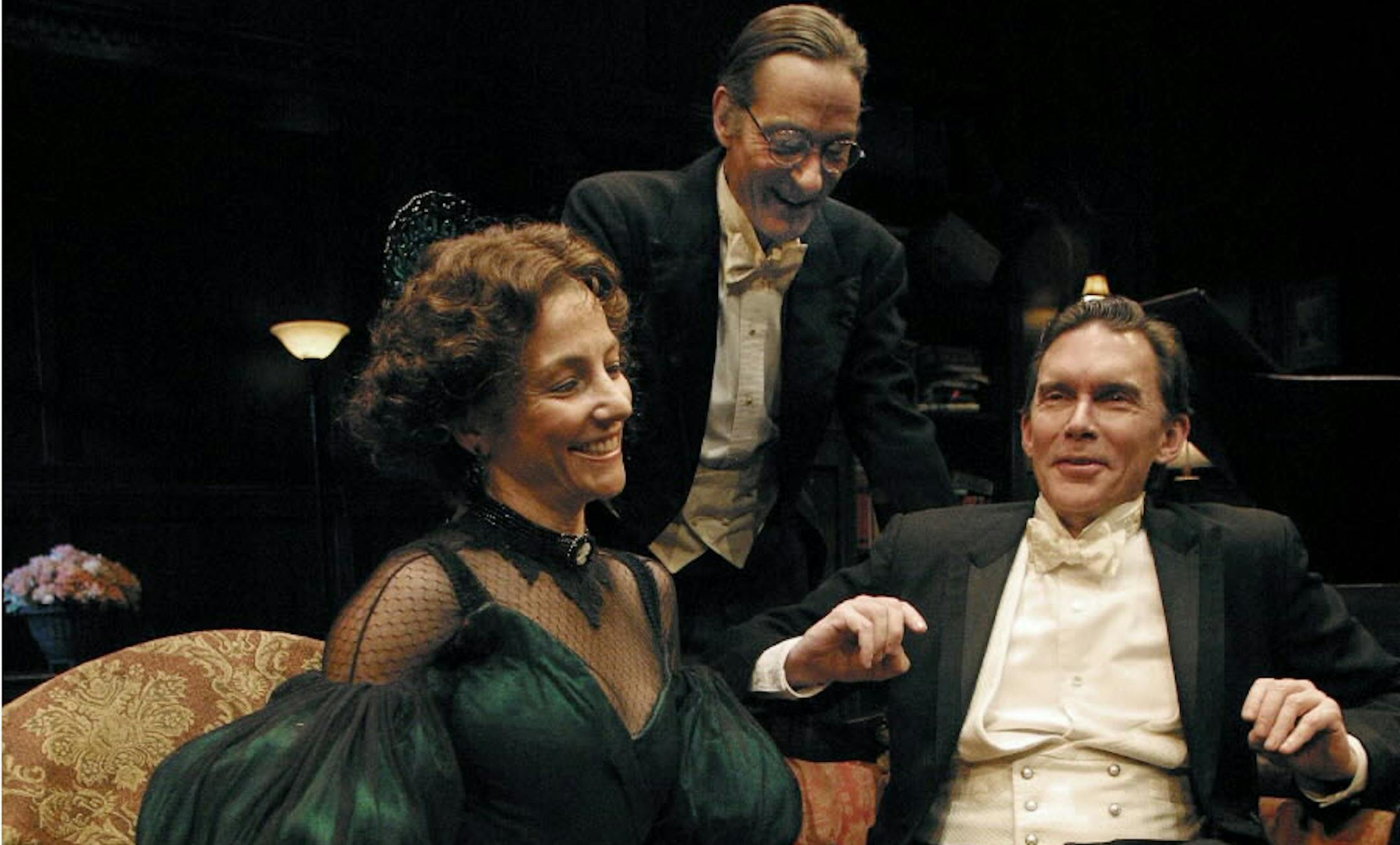 Actor Phil Kilbourne, right, with Charity Jones and Stephen D'Ambrose in "The Dazzle" at the Jungle Theater in 2004.