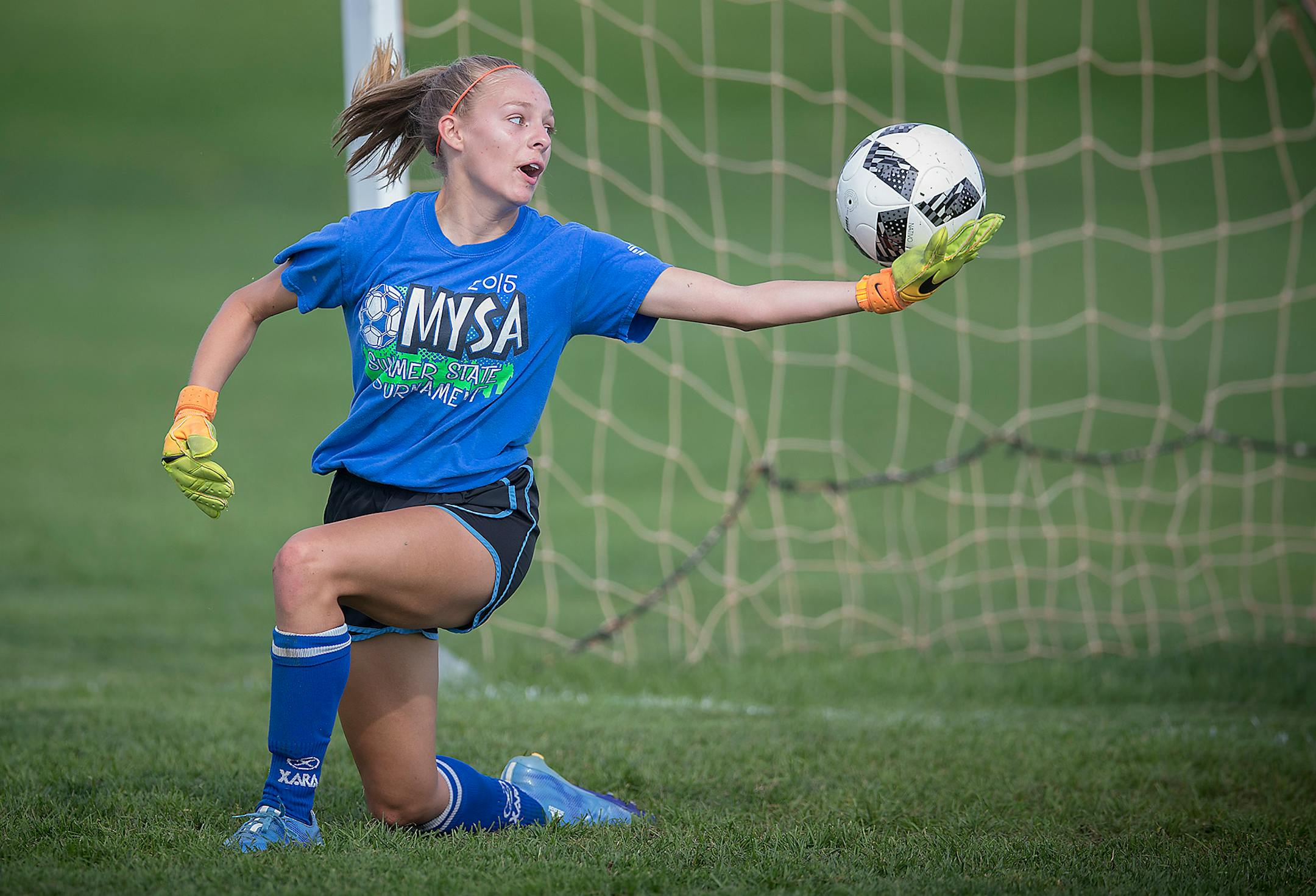 St. Anthony girls' socer player Lindsey Austin