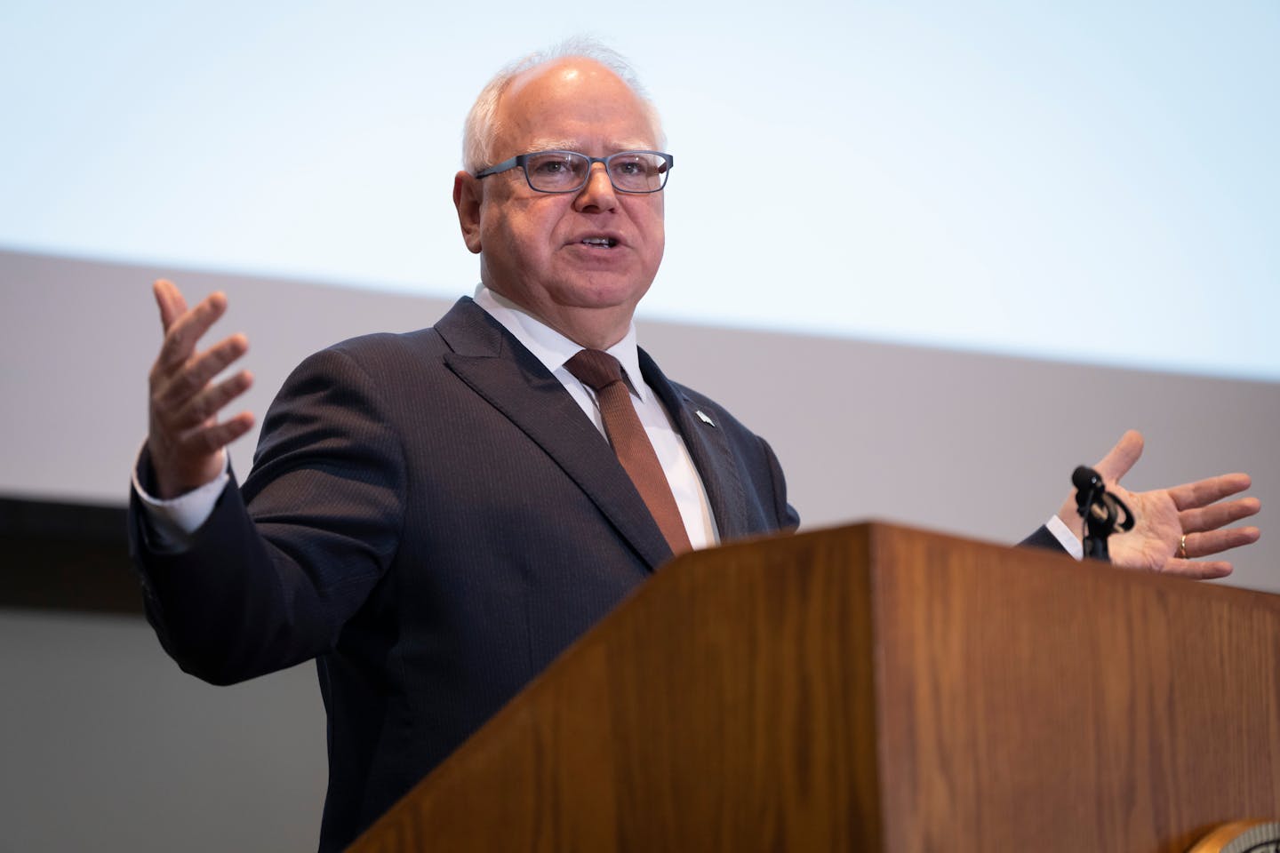 Gov. Tim Walz pushes for public safety and more in revised budget