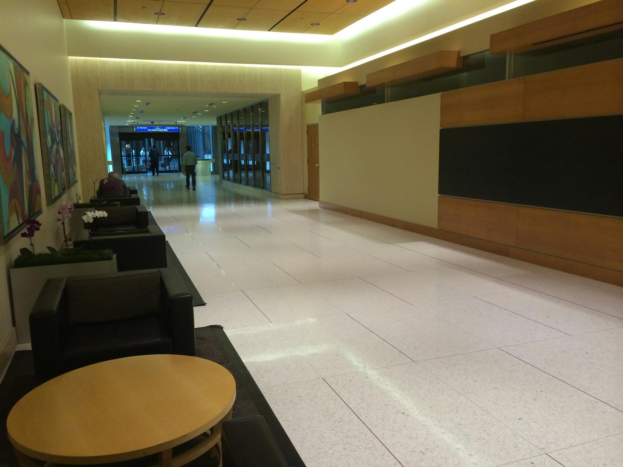 The skyway where Chris Lollie was sitting when police were called and ended up using a Taser on him.