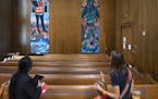 St. Paul and Ramsey County leaders unveiled the new murals in its historic meeting chambers. The new pieces done by diverse group of artists will cove