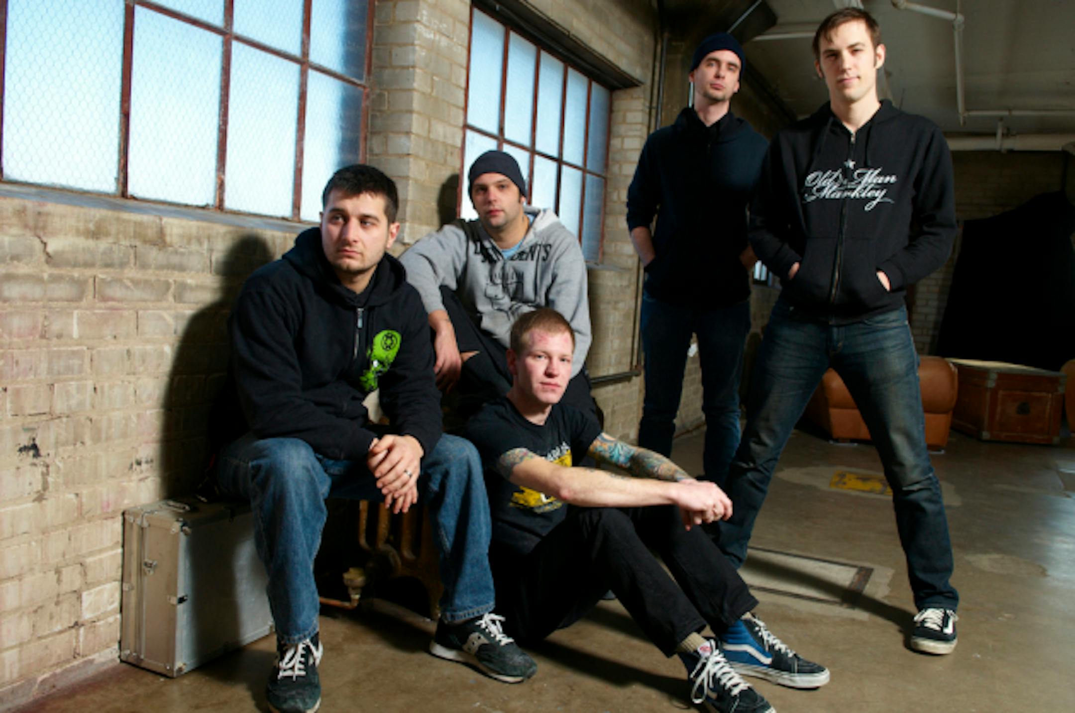 Off With Their Heads promo shoot, Minneapolis, January 30, 2010. 'Tony Nelson