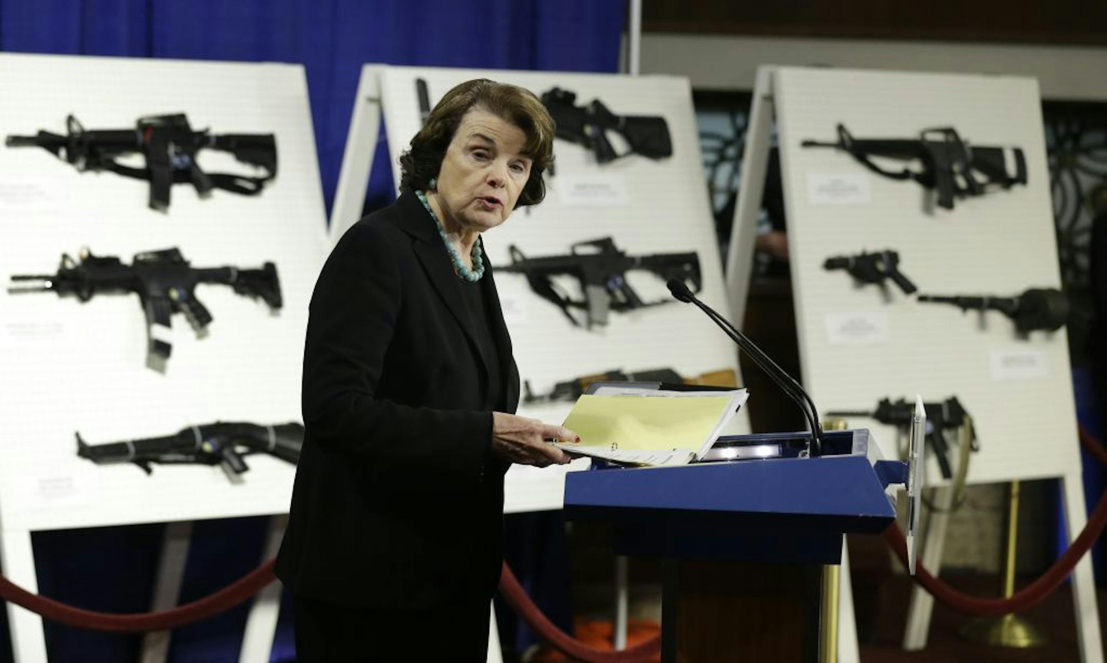 The assault weapons legislation introduced by Sen. Dianne Feinstein, D-Calif., faces long odds even after last month's school shooting in Newtown, Conn.