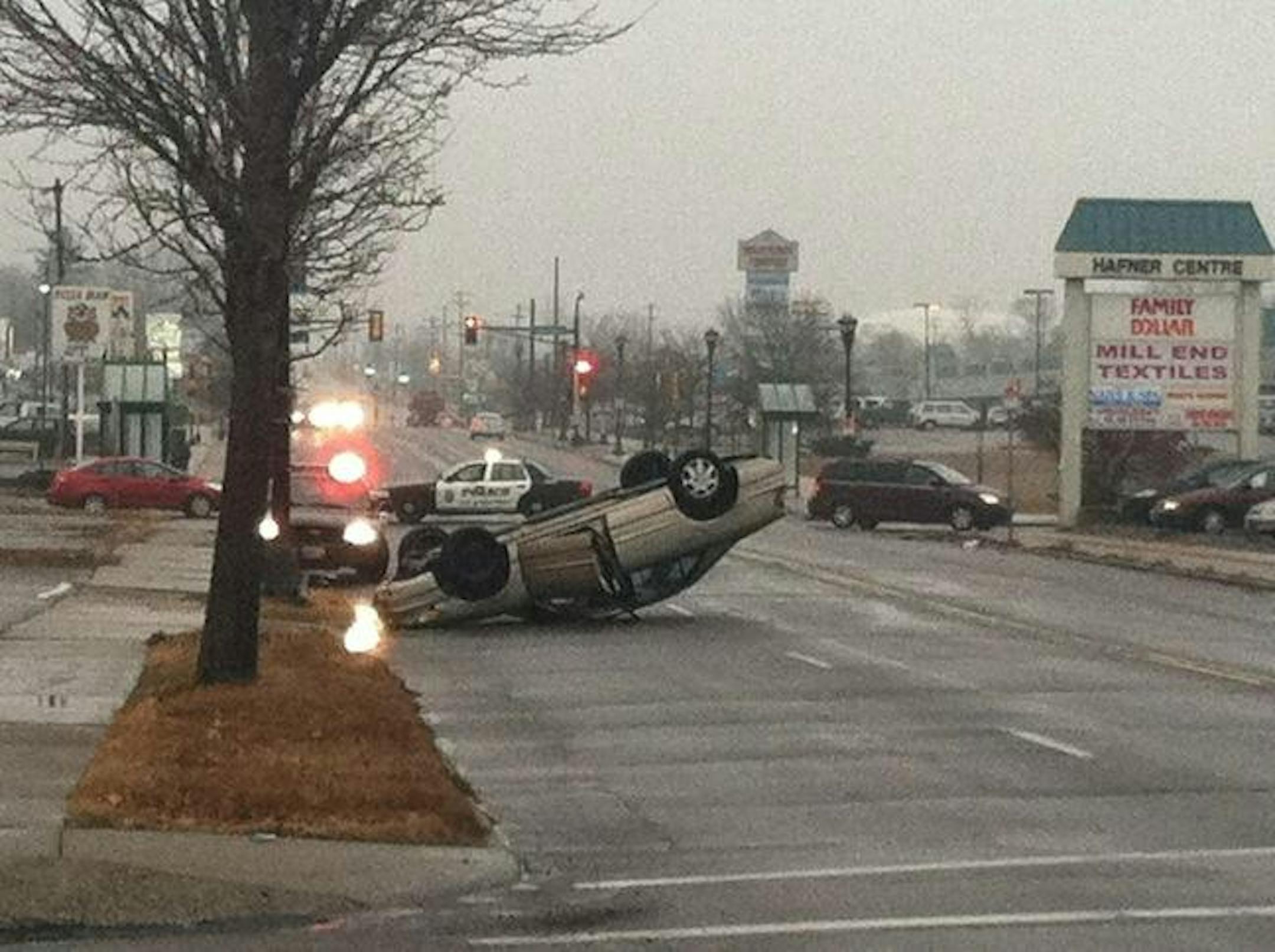 Fatal crash on White Bear Avenue in St. Paul on Monday, Dec. 3, 2012.