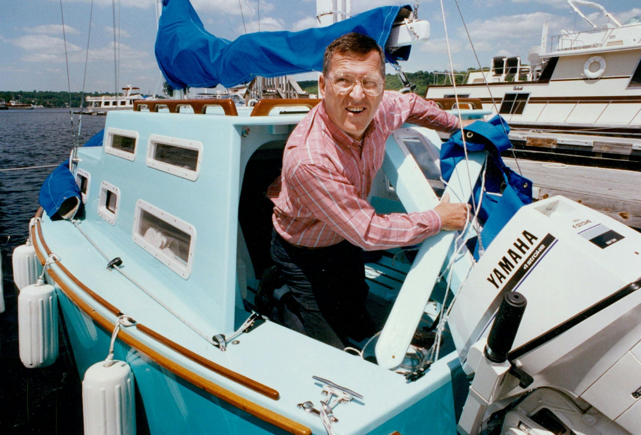 In 1993, White Bear Lake native Gerry Spiess planned a two year global trip aboard, Scooter, along with friend Jackie Potts. "It's the Everest of sailing."