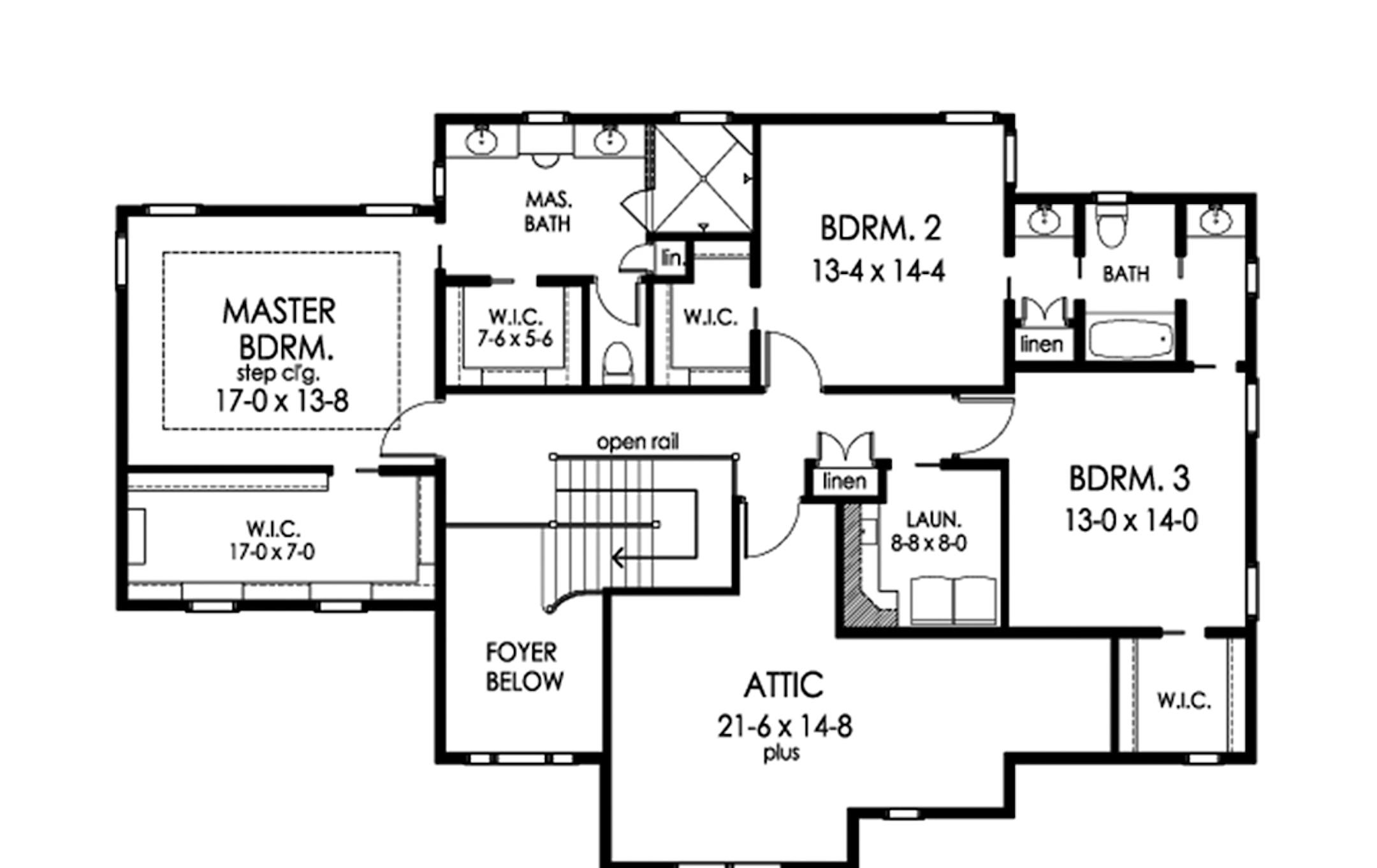 Home plan: This striking home has many family-friendly amenities.
